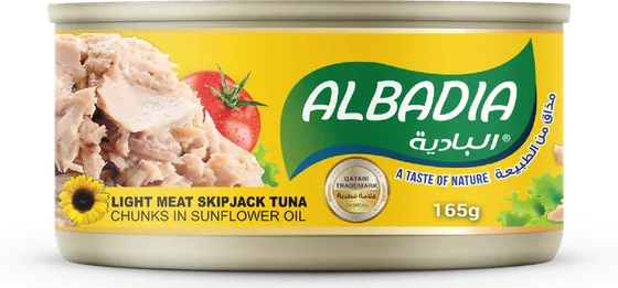 Light Meat Skipjack Tuna Chunks in Sunflower Oil 165g