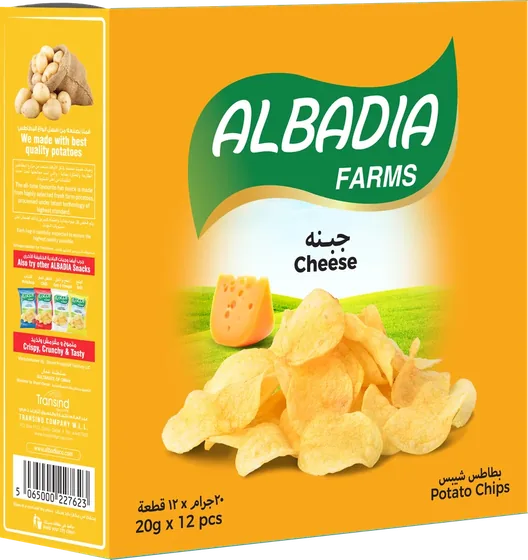 Potato Chips Cheese (Box) 12 x 20g